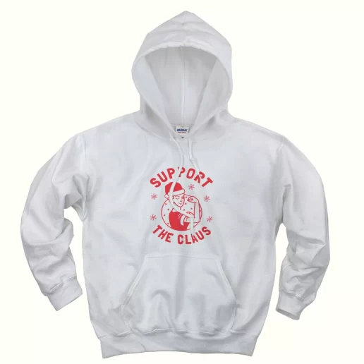 Support The Claus Ugly Christmas Hoodie 1