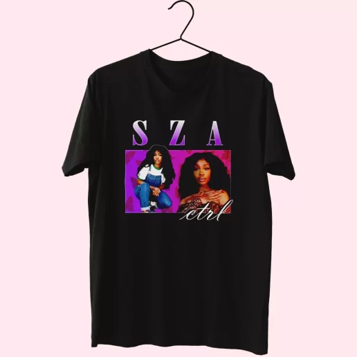 Sza CTRL Retro Vintage Hip Hop Casual Trendy T Shirt 1