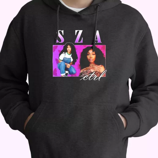 Sza CTRL Retro Vintage Hip Hop Trendy Hoodie 1