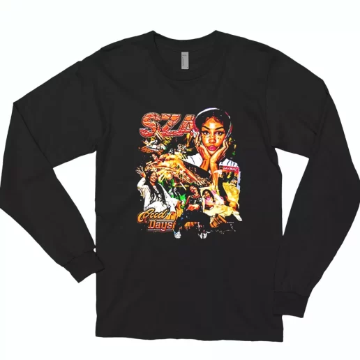 Sza Good Days Casual Long Sleeve T Shirt 1