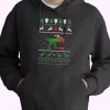 T Rex Eating Reindeer Ugly Christmas Hoodie Xmas Outfits 1