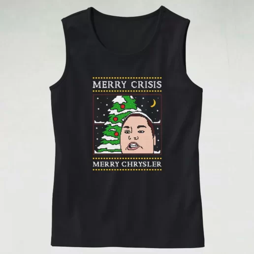 Tank Top Christine Sydelko Merry Crimus Crisis Chrysler Christmas Tank Top Xmas Idea 1