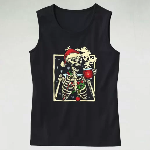 Tank Top Dead Inside Skeleton Christmas Tank Top Xmas Idea 1