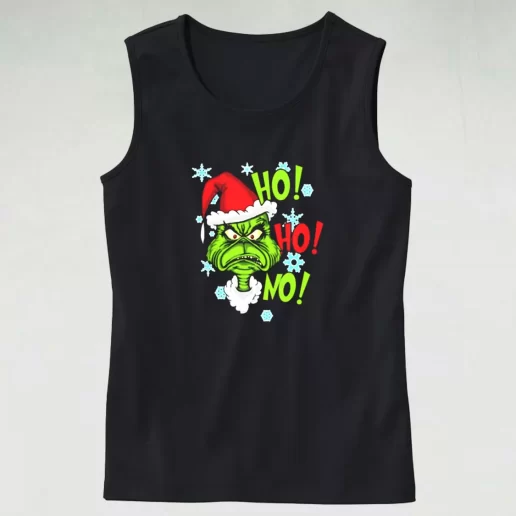 Tank Top Grinch mashup santa ho ho ho Tank Top Xmas Idea 1