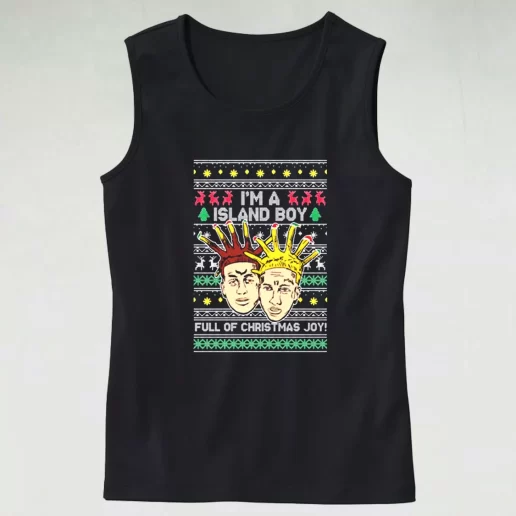 Tank Top Im An Island Boy Christmas Joy Tank Top Xmas Idea 1