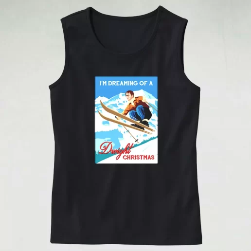 Tank Top Im Dreaming Of A Dwight Jumper Tank Top Xmas Idea 1