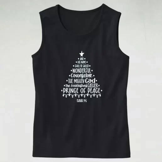 Tank Top Jesus Quotes Isiah On Bible Tank Top Xmas Idea 1