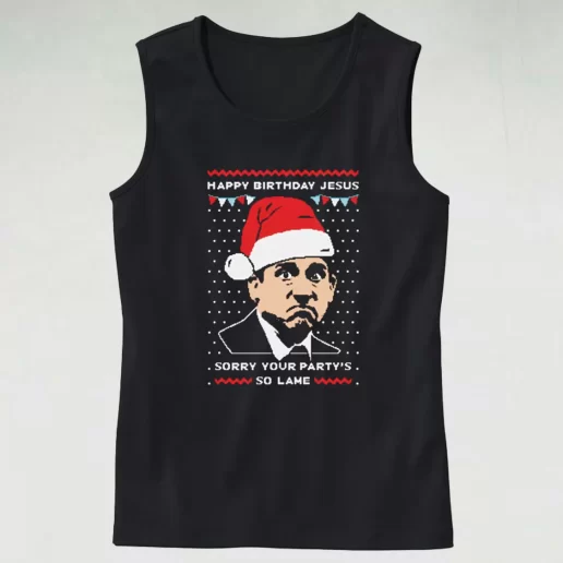 Tank Top Michael Scott The Office Christmas Tank Top Xmas Idea 1