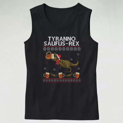 Tank Top Tyranno Saufus Rex Drink Beer Tank Top Xmas Idea 1