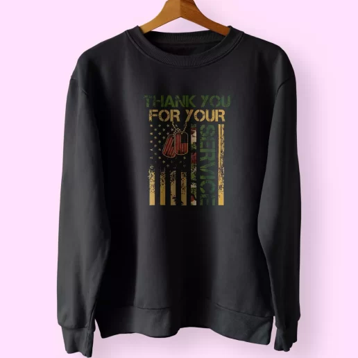 Thank You for your Service US Holiday Sweatshirt 1