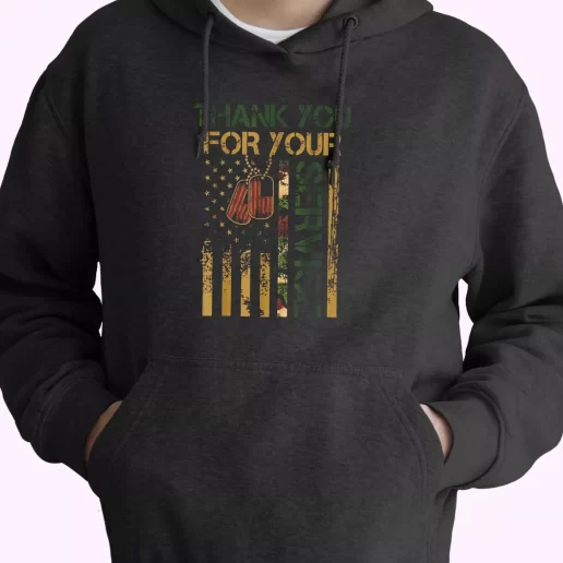 Thank You for your Service US Old Hoodie Veterans Day 1