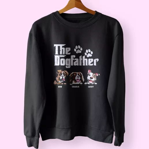 The Dog Father Funny Father Day Sweatshirt 1