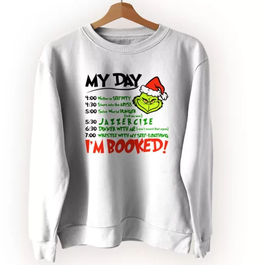 The Grinch Christmas Schedule Ugly Christmas Sweater 1