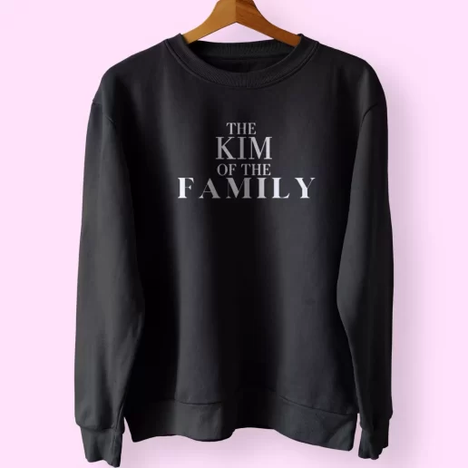 The Kim Of The Family Kardashian Sweatshirt Outfit 1