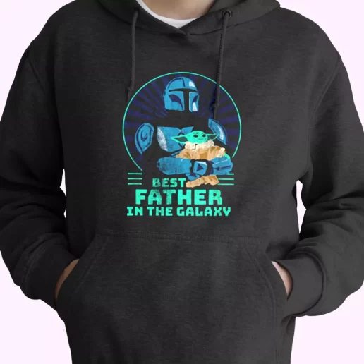 The Mandalorian And Grogu Best Father In The Galaxy Hoodie Father Day Gift 1