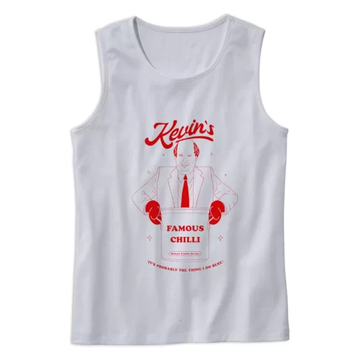 The Office Kevins Famous Chilli Gym Christmas Tank Top 1