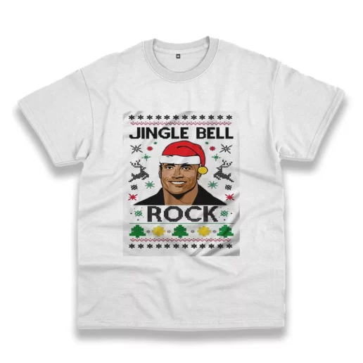 The Rock Jingle Bell Rock Funny Christmas T Shirt 1