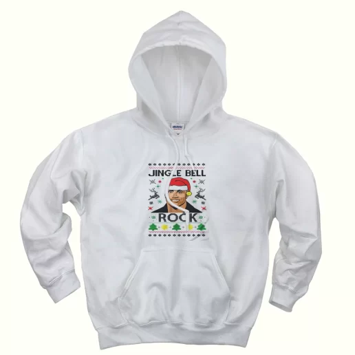 The Rock Jingle Bell Rock Ugly Christmas Hoodie 1