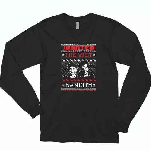 The Wet Bandits Christmas Long Sleeve T Shirt Xmas Gift 1