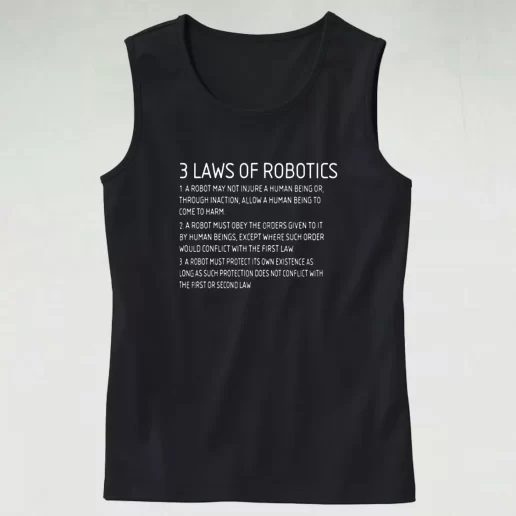 Three Laws Of Robotics Aesthetic Tank top 1