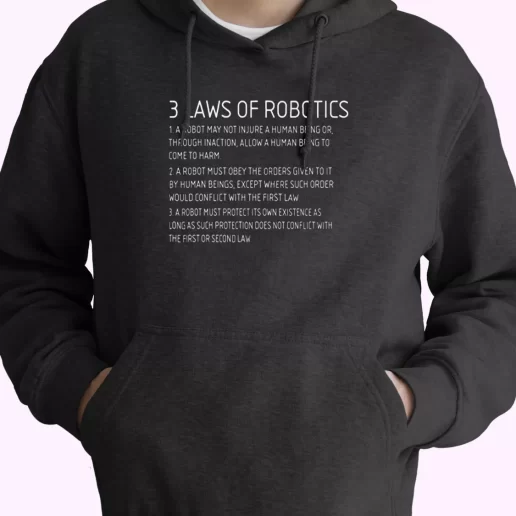 Three Laws Of Robotics Fashionable Hoodie 1