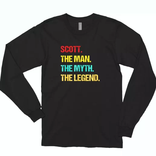 Travis Scott The Man The Myth The Legend Trendy Long Sleeve T Shirt 1