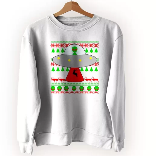 Ufo Alien Ugly Christmas Ugly Christmas Sweater 1