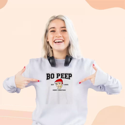 Ugly Sweatshirt Bo Beep Mery Christmas Xmas Day Outfit 1