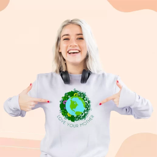 Ugly Sweatshirt Love Your Mother Earth And Flowers Gift For Earth Day 1