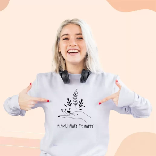 Ugly Sweatshirt Plants Make You Happy Gift For Earth Day 1