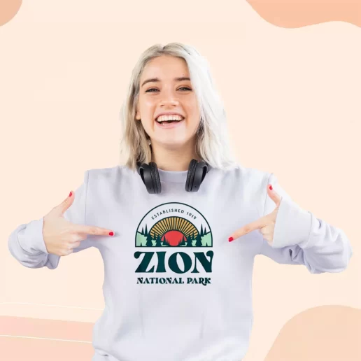 Ugly Sweatshirt Utah Zion National Park Gift For Earth Day 1