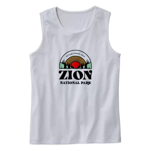 Utah Zion National Park Earth Day Tank Top 1
