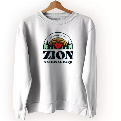 Utah Zion National Park Sweatshirt Earth Day Costume 1