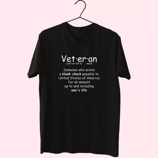 Veteran Definition Vetrerans Day T Shirt 1