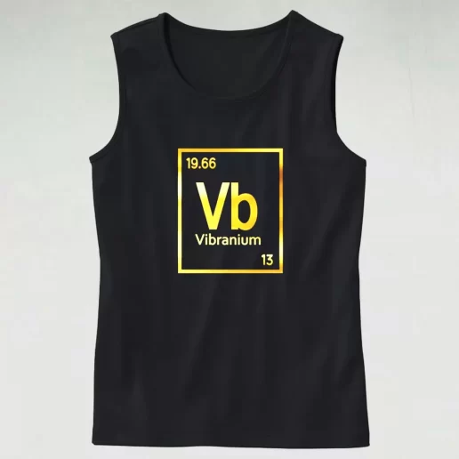 Vibranium Black Panther Aesthetic Tank top 1