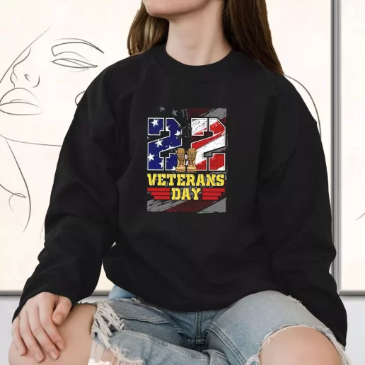 Vintage Sweatshirt 22 Veterans Day Bulk Veterans Day Gifts 1