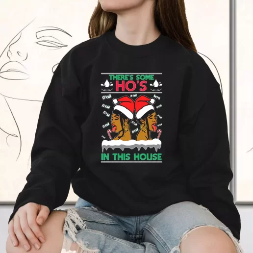 Vintage Sweatshirt Cardi B Megan Thee Stallion Holiday Xmas Outfits 1