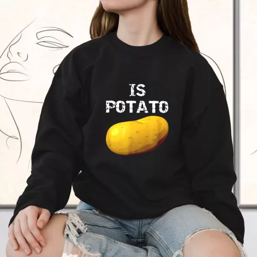 Vintage Sweatshirt Is Potato As Seen On Late Night Television 1