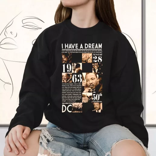 Vintage Sweatshirt Martin Luther King Anniversary 1963 1