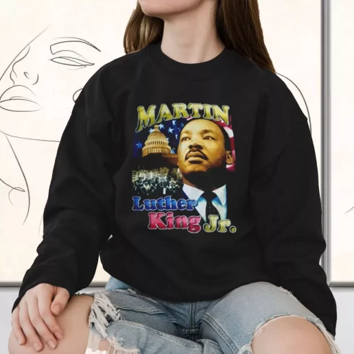 Vintage Sweatshirt Martin Luther King Jr Freedom 1