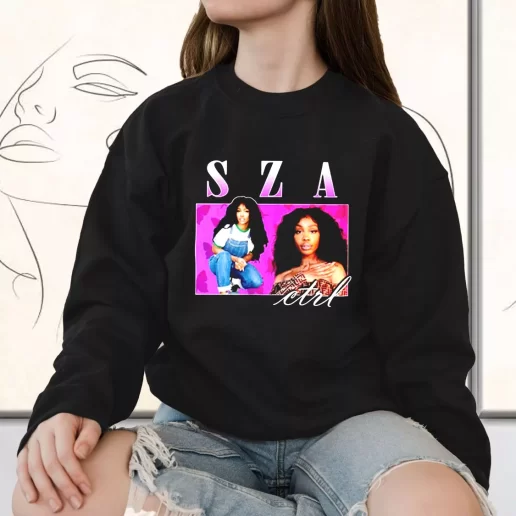 Vintage Sweatshirt Sza CTRL Retro Vintage Hip Hop 1