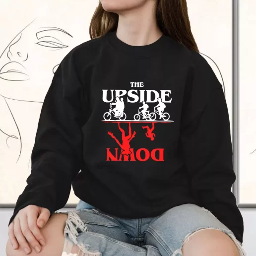 Vintage Sweatshirt Upside Down Stranger Things 1