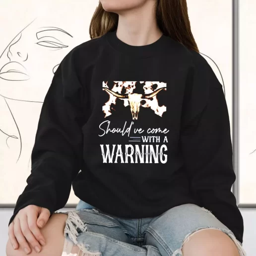 Vintage Sweatshirt Wallen Shouldve Come With A Warning 1