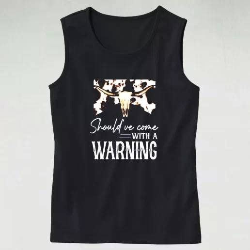 Wallen Shouldve Come With A Warning Aesthetic Tank top 1