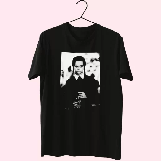 Wednesday Addams Poison Horror Movie Casual Trendy T Shirt 1