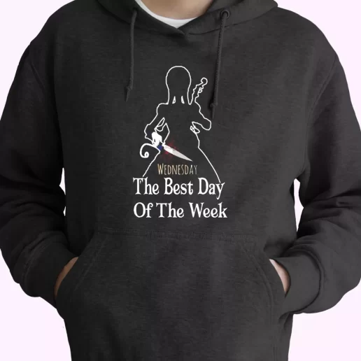 Wednesday Addams The Best Day Of The Week Trendy Hoodie 1