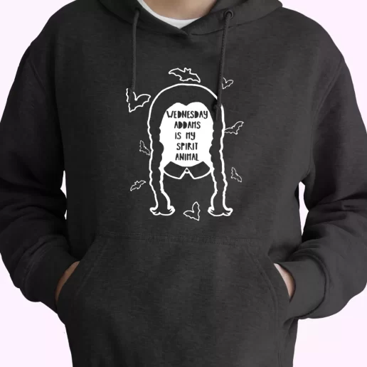 Wednesday Addams is my spirit animal Trendy Hoodie 1