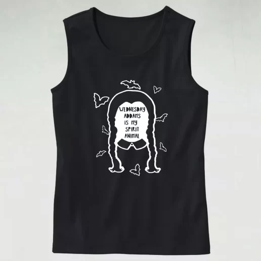 Wednesday Addams is my spirit animal Trendy Tank Top 1