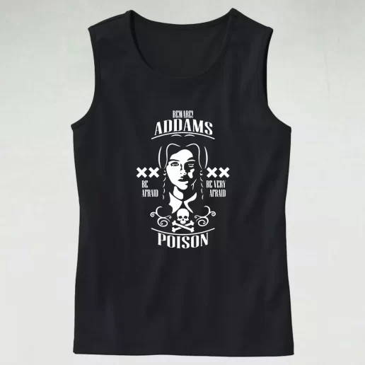 Wednesday Beware Addams Poison Trendy Tank Top 1