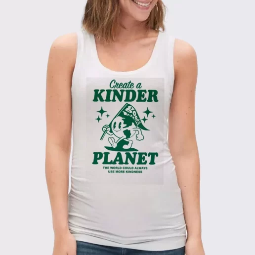 Women Classic Tank Top Create A Kinder Planet Gift Idea For Earth Day 1